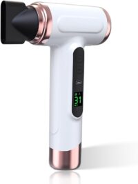 سشوار بی‌سیم یونیر Yunir مدل 15000mAh | شارژی USB-C، 200 وات