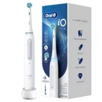مسواک برقی Oral-B مدل iO4 Quiet White | ۴ حالت و سنسور فشار هوشمند