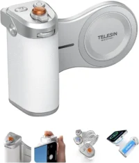 دسته عکاسی و پاوربانک تلسین مدل P5-MP-003WH | ظرفیت ۱۰۰۰۰ میلی‌آمپرساعت